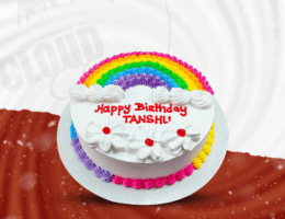 Customized Rainbow Bliss - Orange and Vanilla